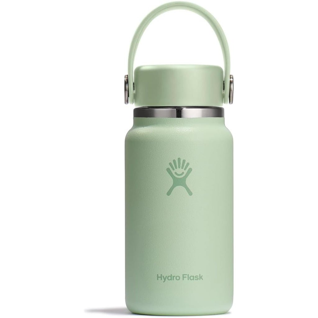Hydro Flask Micro Bottle - Insulated Mini Leak Proof Flask for Purse or Pocket in 6.7 Oz Agave Green