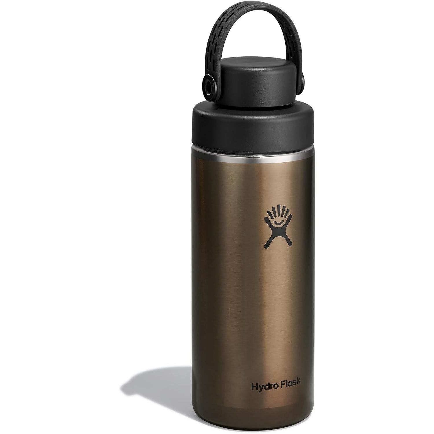 Hydro Flask Lightweight Wide Flex Chug Cap - Insulated Stainless Steel Water Bottle 16 Oz Obsidian