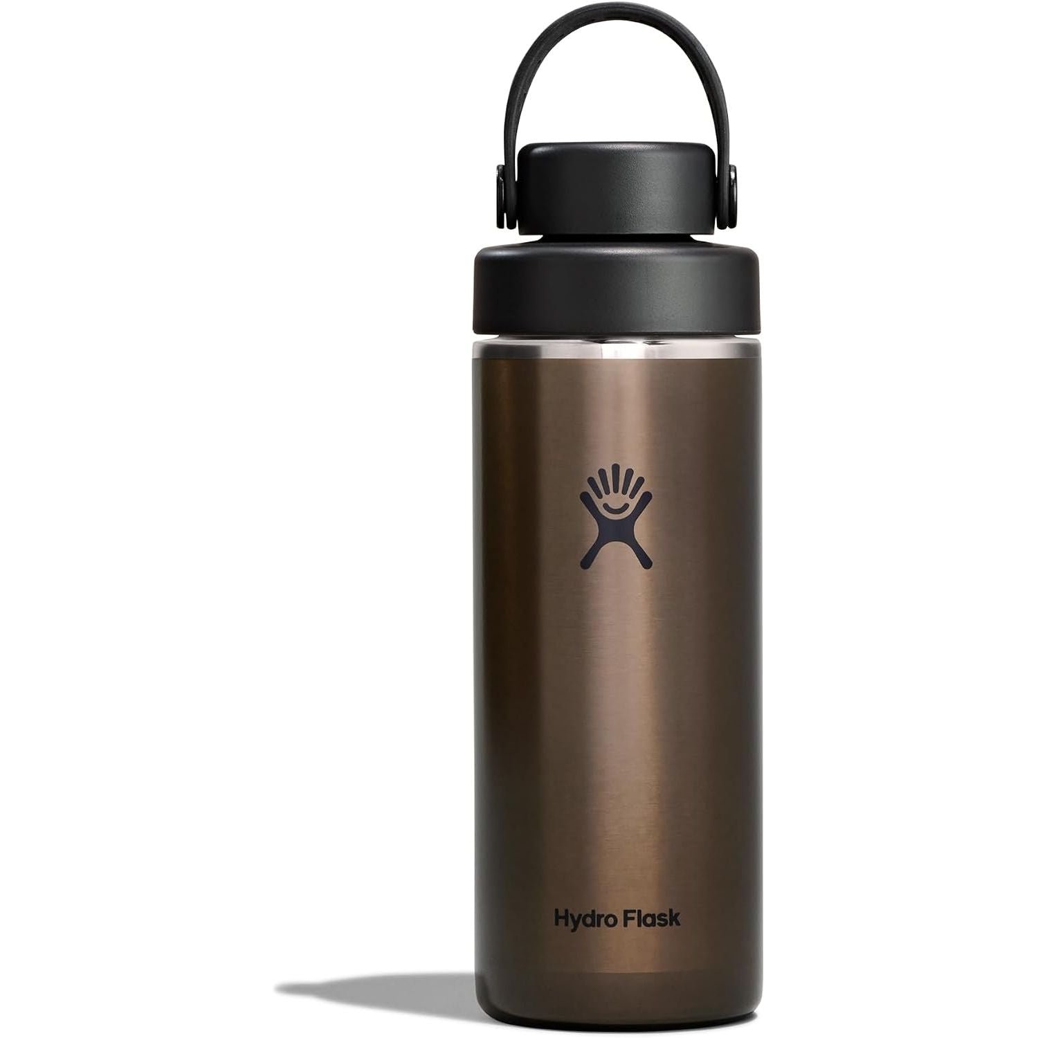 Hydro Flask Lightweight Wide Flex Chug Cap - Insulated Stainless Steel Water Bottle 16 Oz Obsidian