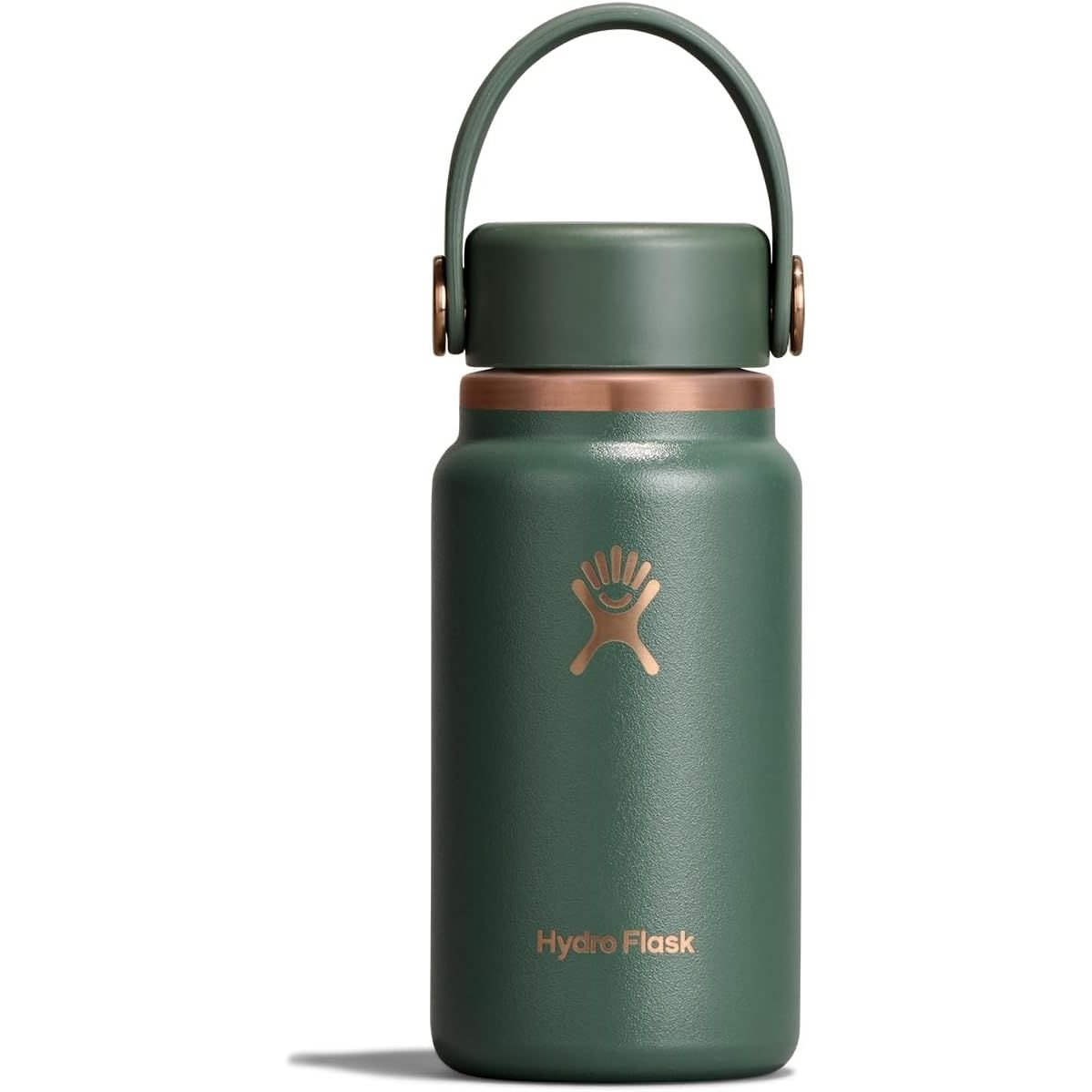 Hydro Flask Micro Bottle - Insulated Mini Leak Proof Flask for Purse or Pocket in 6.7 Oz Agave Green