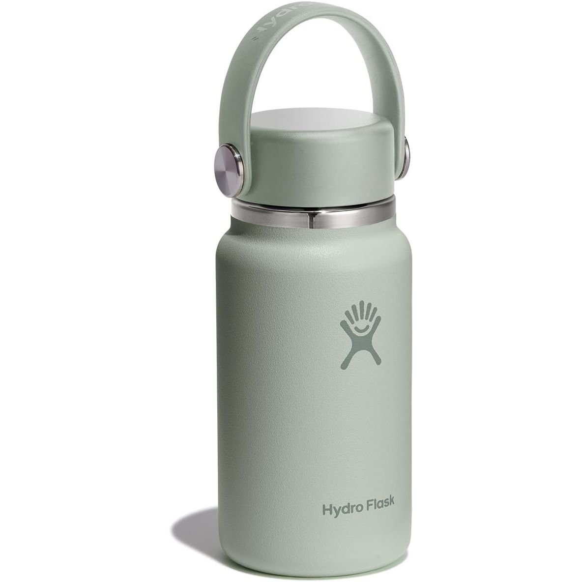 Hydro Flask Micro Bottle - Insulated Mini Leak Proof Flask for Purse or Pocket in 6.7 Oz Agave Green