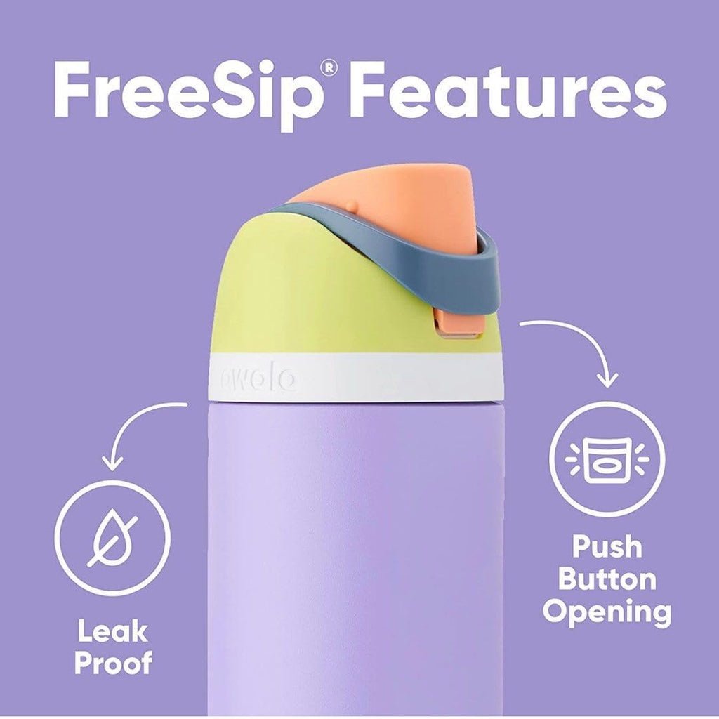 BlenderBottle C05951 FreeSip 24oz Stainless Steel - Blue Oasis