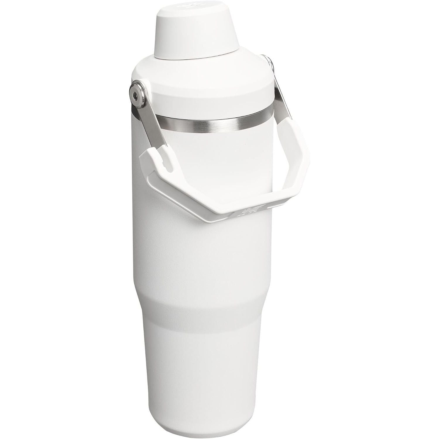Stanley IceFlow 2.0 Fast Flow Tumbler with Handle 30 oz | Twist On Angled Spout Lid | Leakproof Water Bottle | Insulated Stainless Steel | BPA-Free | Frost