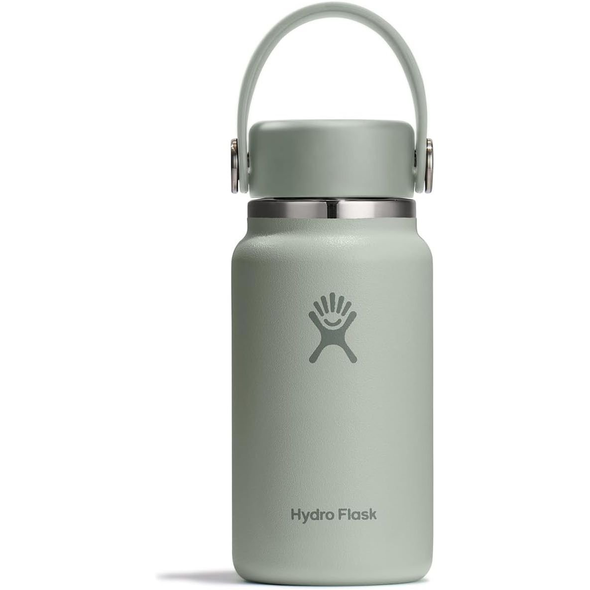 Hydro Flask Micro Bottle - Insulated Mini Leak Proof Flask for Purse or Pocket in 6.7 Oz Agave Green
