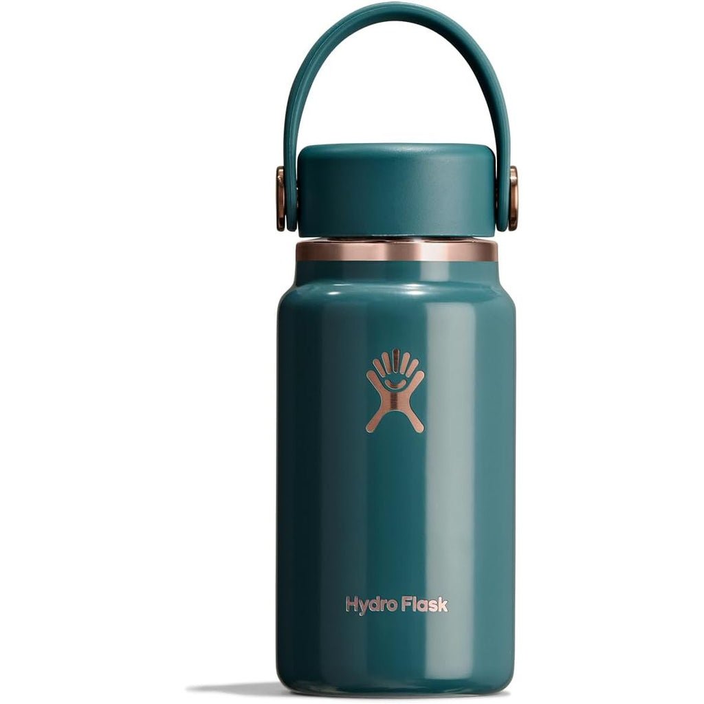 Hydro Flask Micro Bottle - Insulated Mini Leak Proof Flask for Purse or Pocket in 6.7 Oz Agave Green