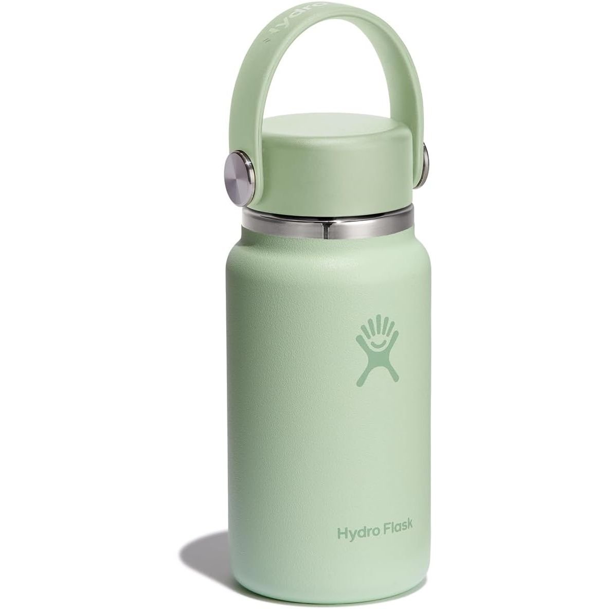 Hydro Flask Micro Bottle - Leak Proof Purse or Pocket Flask - Insulated Mini Water Bottle 6.7 Oz Aloe