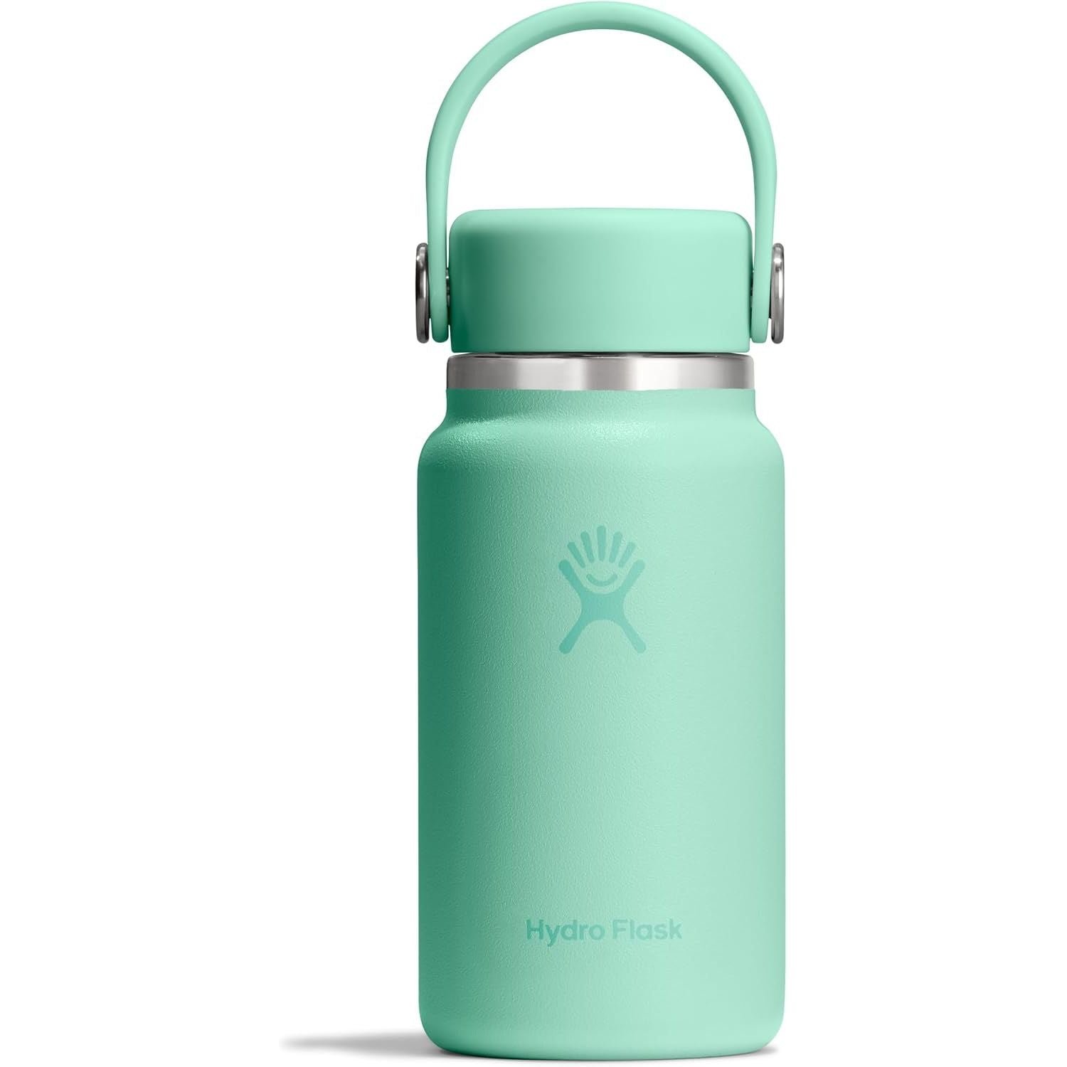 Hydro Flask Micro Bottle - Insulated Mini Leak Proof Flask for Purse or Pocket in 6.7 Oz Agave Green