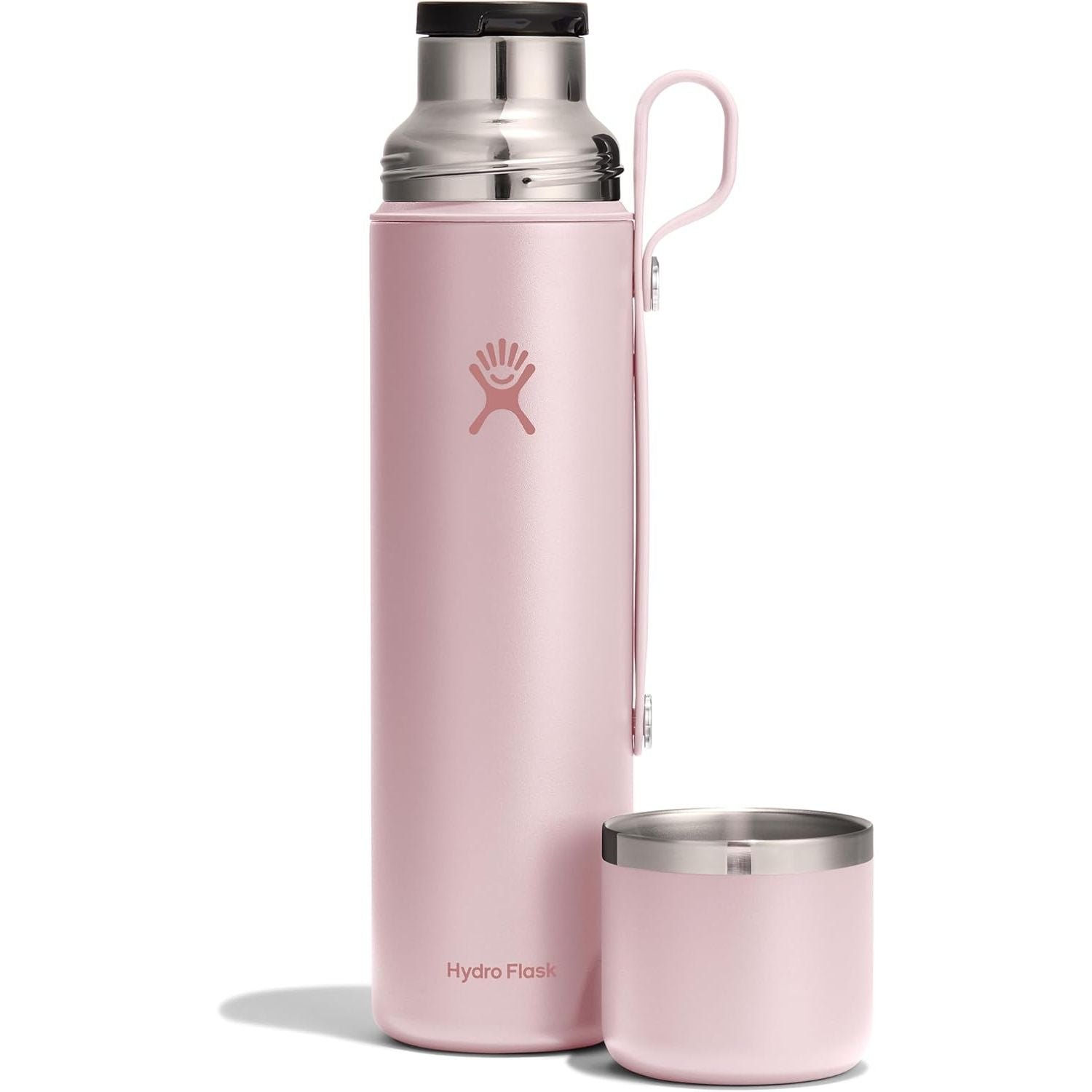 Hydro Flask Hot Flask & Cup – Insulated Stainless Steel, Hot Drink Travel Container for Coffee & Tea 36 Oz Trillium Pink